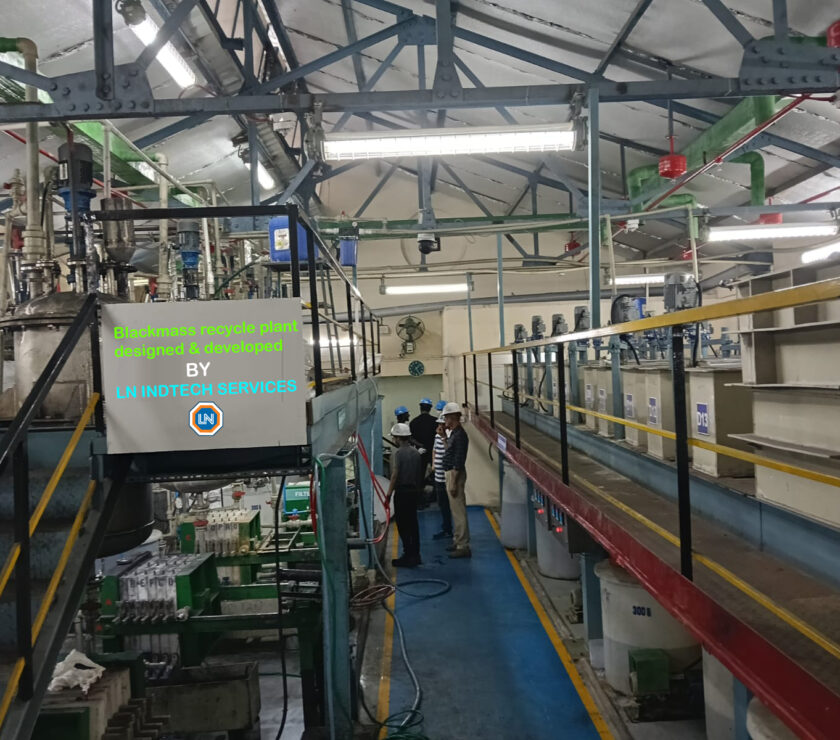 Black Mass Processing Hydrometallurgical Plant for Lithium-Ion Battery Recycling